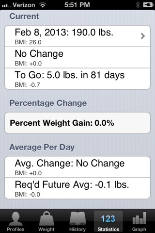 Track Your Weight Lite screenshot 3