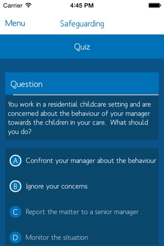 Safeguarding Quiz screenshot 3