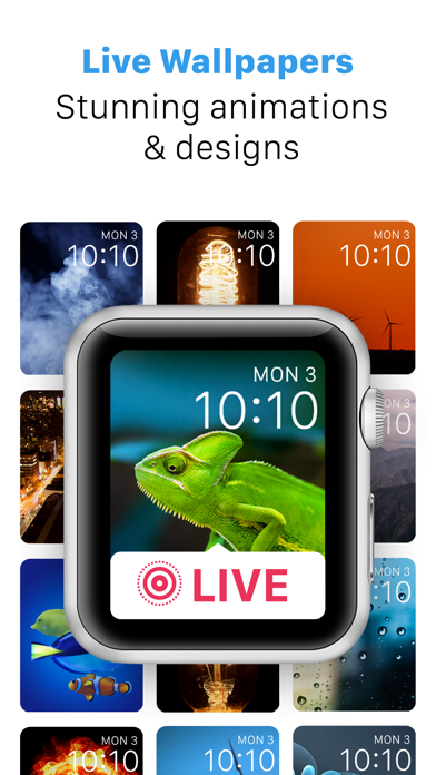iFaces - Custom Themes and Faces for Apple Watch Screenshot 2