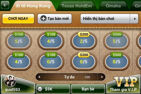 Xi to Online - Sam Co, Xi phe, vua bai poker, poker hongkong screenshot 4