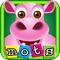 First French words with phonics: educational game for children