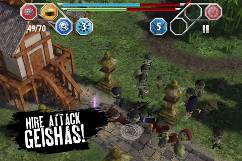 Finger Ninjas: Zombie Strike-Force screenshot 3