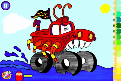 Monster Trucks Coloring Book screenshot 4