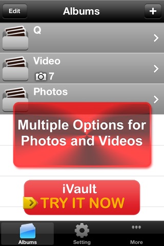 Vault* Free - Hidden Photo & Video Safe for iPhone, iPad & iPod Touch screenshot 4