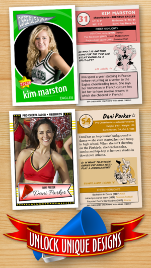 Cheerleader Card Maker - Make Your Own Custom Cheerleader Ca(圖3)-速報App