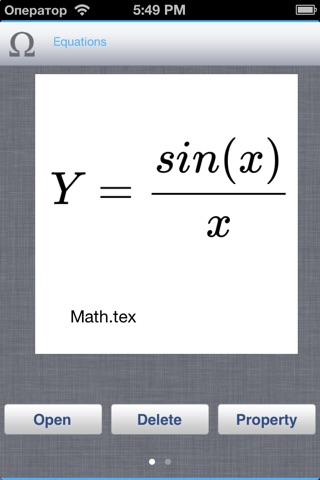 Equations (TeX, LaTex editor) PE screenshot 3