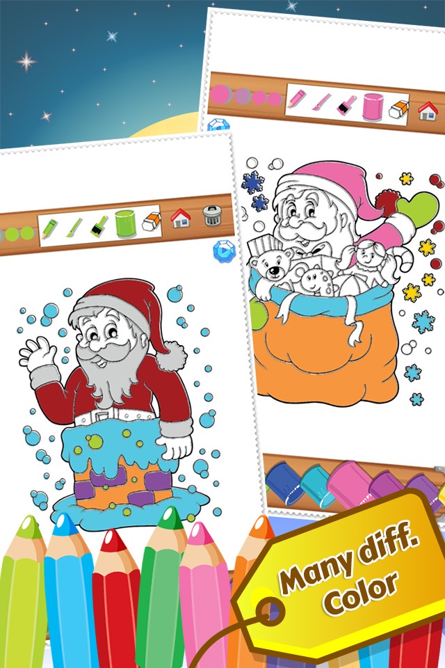 Christmast Colorbook Educational Coloring Game for Kids screenshot 4