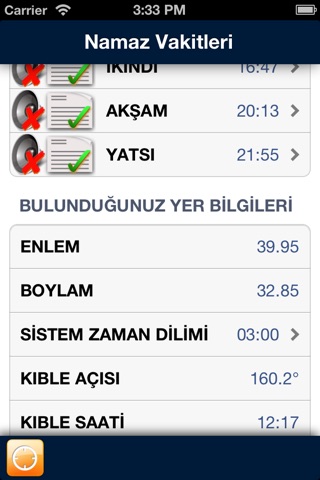 iMürşit Vakit screenshot 3