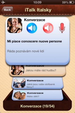 iTalk Italsky! konverzace: slovíčka a fráze pro rodilé mluvčí češtiny screenshot 3