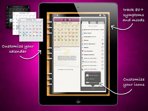 iPregnant Pregnancy Tracker HD (iPeriod's Pregnancy Companion) screenshot 3