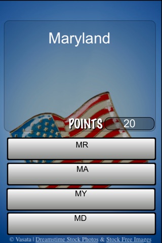 US State Abbreviations Quiz screenshot 3