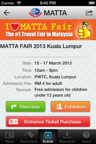 MATTA (Malaysian Association Of Tour And Travel Agents) screenshot 2
