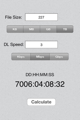 Bandwidth Calculator screenshot 2
