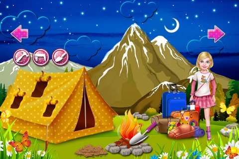 Mountain Summer Camp game for kids screenshot 2