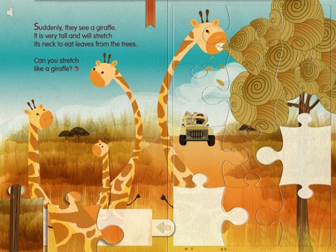 Book Puzzle - Emma in Africa HD Lite screenshot 3