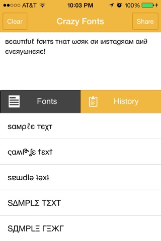 Crazy Fonts - Fun Looking Special Text Fonts screenshot 2