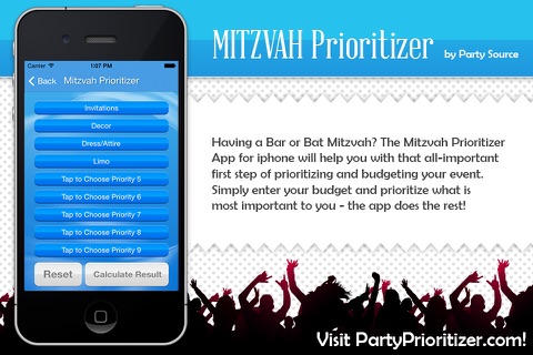Mitzvah Prioritizer screenshot 2