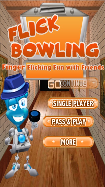 Flick Bowling Finger Flicking Fun with Friends Lite