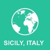 Sicily, Italy Offline Map : For Travel