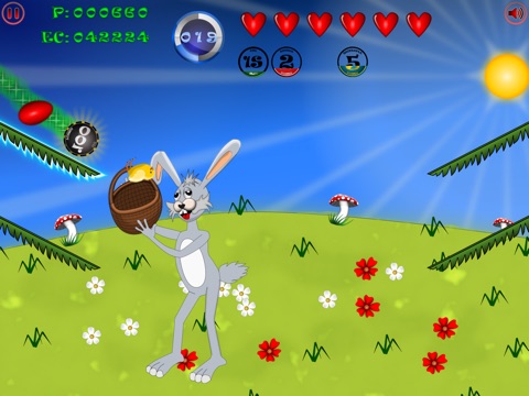 Easter bunny & eggs HD screenshot 2