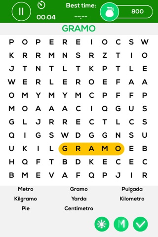 Spanish Word Search - Helping learn Spanish Vocabulary by finding words screenshot 4