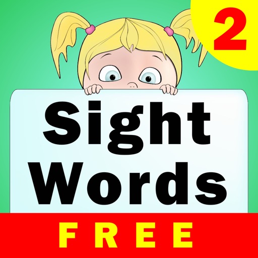 Sight Words With Sentences 2 Free - KIndergarten, First Grade, Second Grade iOS App