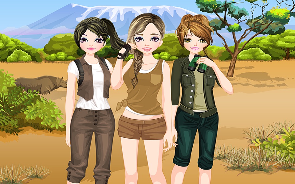 Safari Girls - Girls Games screenshot 4