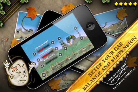 Egg Man Rally HD Free - Offroad Buggy Racing Game Nightmare for iPad & iPhone screenshot 3