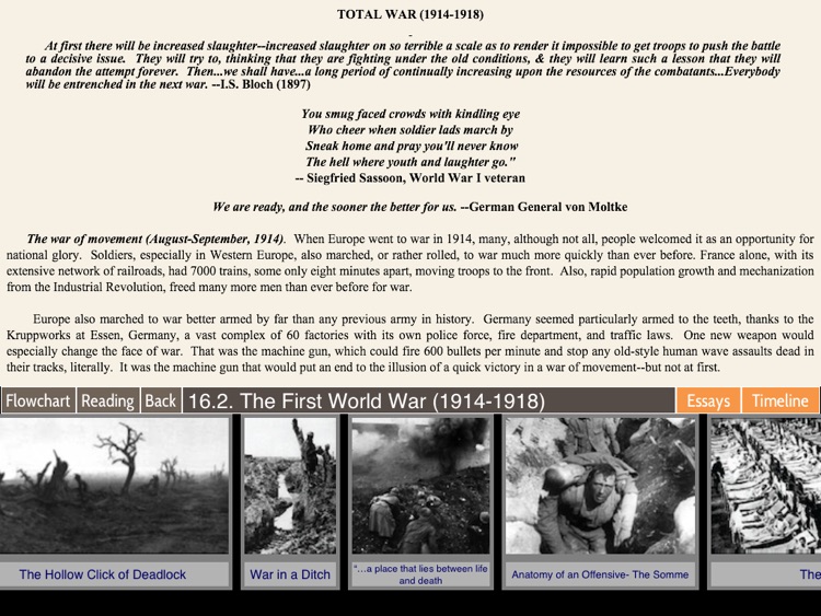 Flow of History — World War I