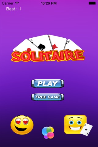 A Awesome Emoji Solitaire screenshot 3
