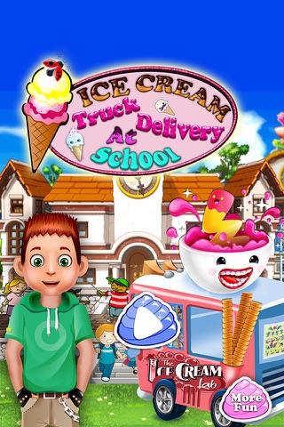 Frozen Delight IceCream truck delivery at School screenshot 2