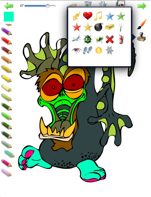 The monsters coloring book screenshot-3