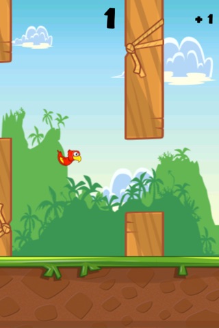 Parrot Noah the Flappy Fool - Extra Stupid Humming Bird in the African Rainforest Getaway screenshot 2