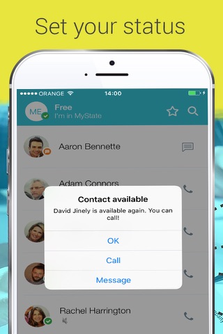 MyState Contacts status & smart calls screenshot 4