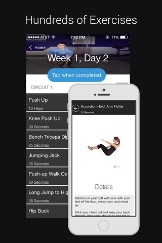 Bodyweight Workouts at Home screenshot 2