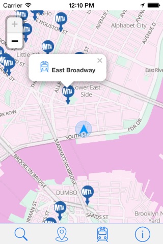 New York Subway Underground Metro Map screenshot 3