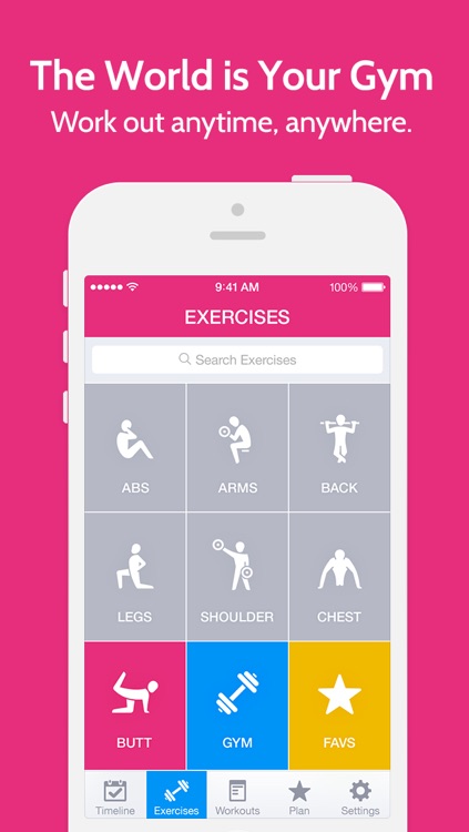 Instant Butt Trainer : 100+ butt exercises and workouts for free, quick mobile personal trainer, on-the-go, home, office, travel powered by Fitness Buddy and Instant Heart Rate