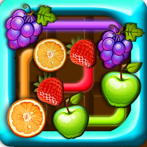 Fruit smash Flow: Match & link Amazing fruits connecting saga puzzle game! iOS App