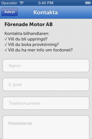 Förenade Motor screenshot 3