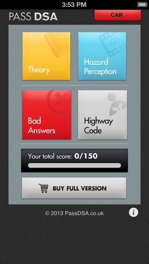 Car Theory Test and Hazard Perception Fr