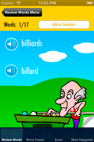 Learn French for Children: Help Kids Memorize Words - Free screenshot 2