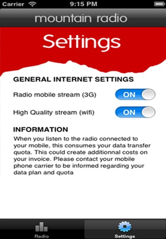 Mountain Radio screenshot 3