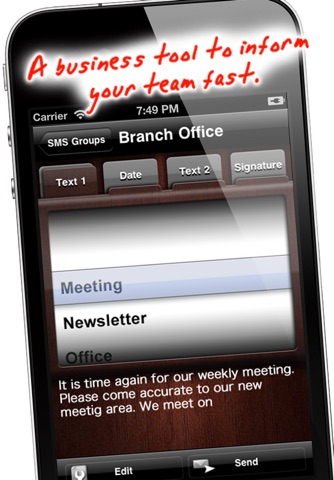 Team SMS screenshot 3