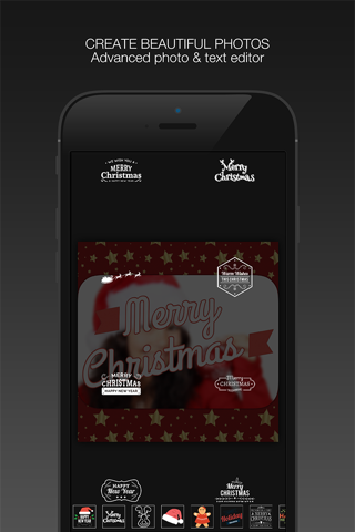 HoHoHo! Merry Christmas & Happy New Year - Add sticker and frame over image screenshot 2