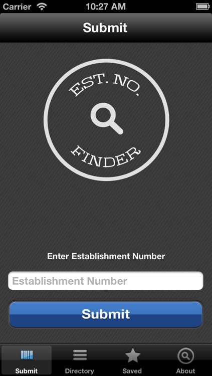 Est. No. Finder