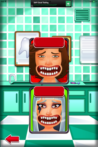 Aaah! Celebrity Dentist FREE- Ace Awesome Game for Girls and School Boys screenshot 2