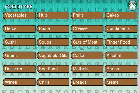 WordSearch Food (Western, Eastern, Food Type) screenshot 4