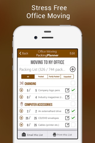 Office Moving Packing Planner - Make Your Office Moving Stress Free screenshot 3