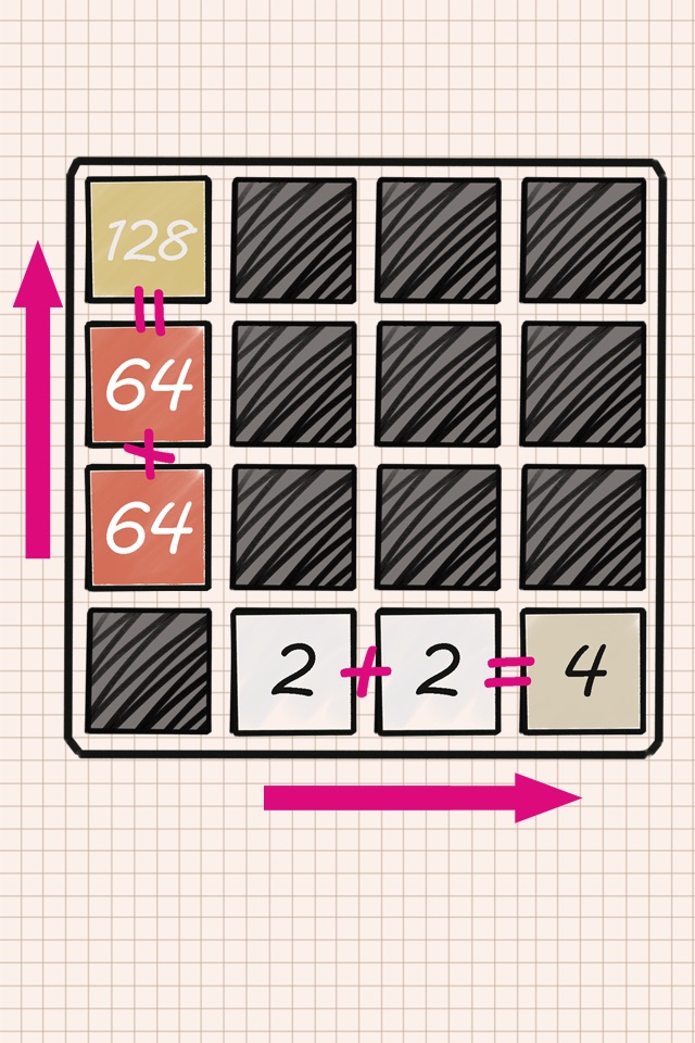 2048 - Number puzzle Doodle Style screenshot 4