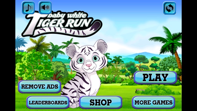 Baby White Tiger Run : Dash Race with Mittens the Super Soni(圖1)-速報App